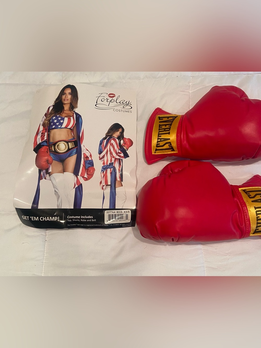 Get ‘Em Champ “Rocky”/ Boxer/ Fighter Costume with Boxing Gloves